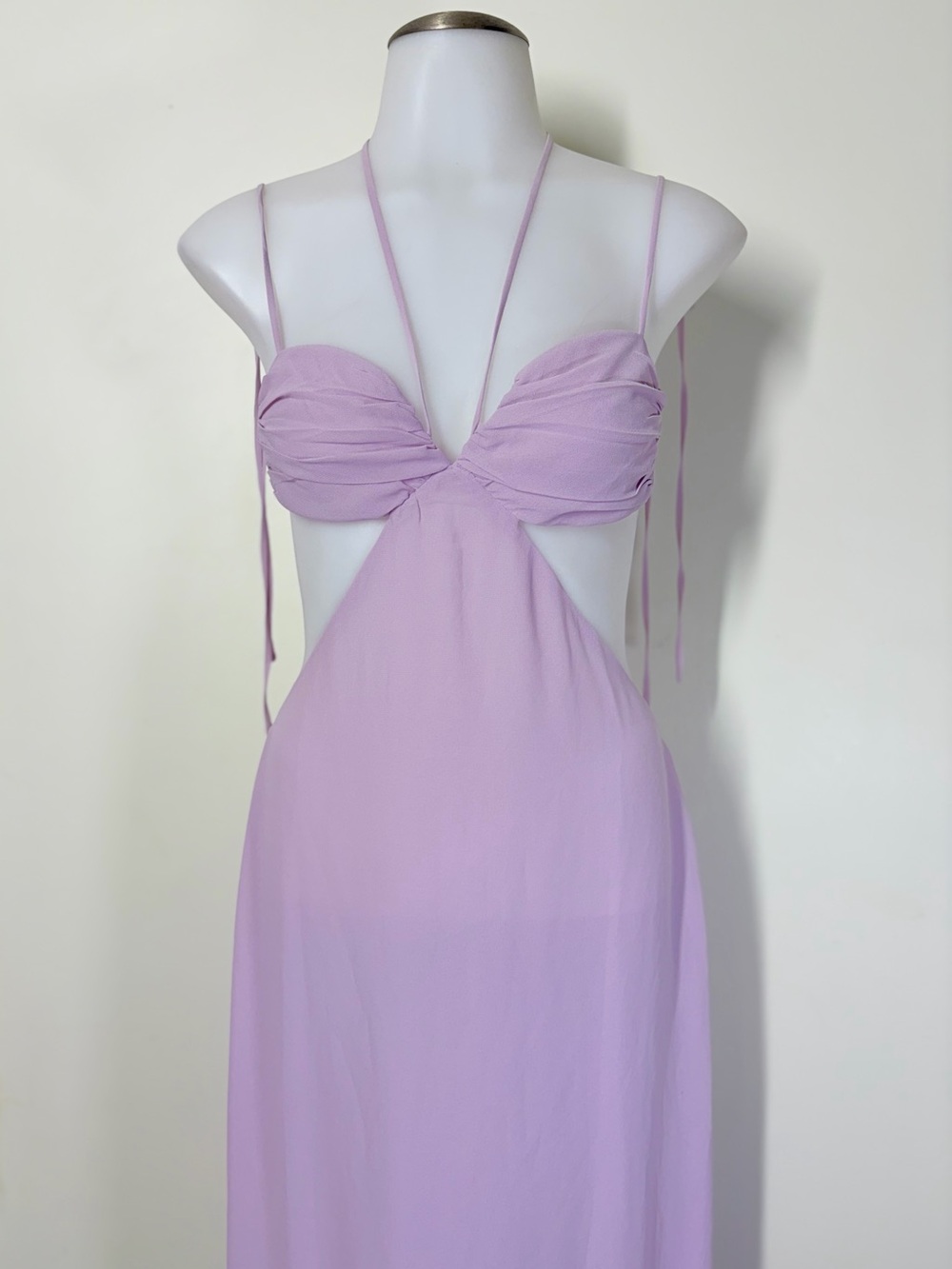 NWT Peppermayo Lavender Cutout Maxi Dress Open Back Fairy Bridesmaid